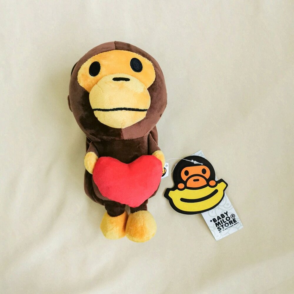 A Bathing Ape Heart Plush Toy